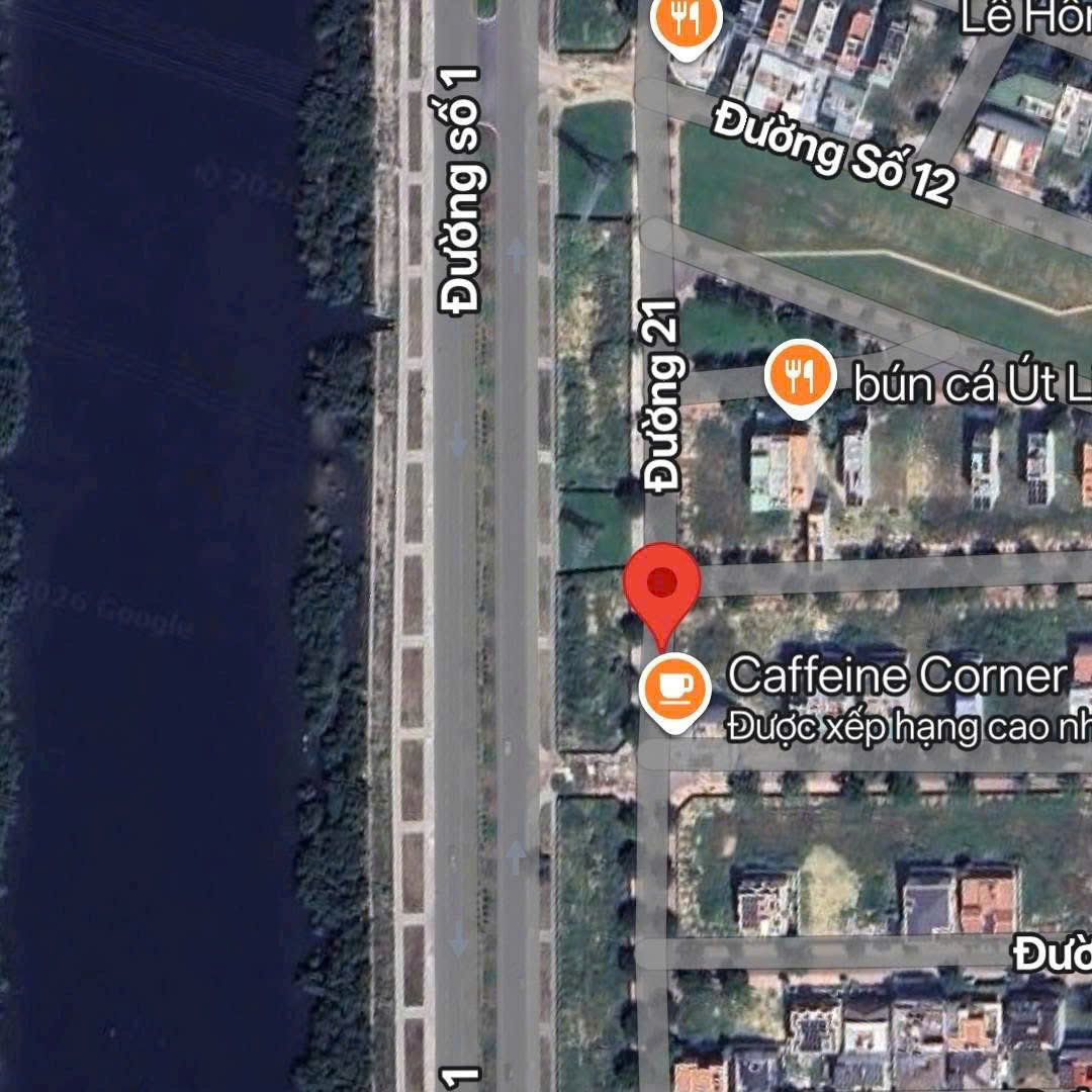 Bán Đất Đường 1A KĐT Hà Quang 2 Nha Trang – View Sông Quán Trường